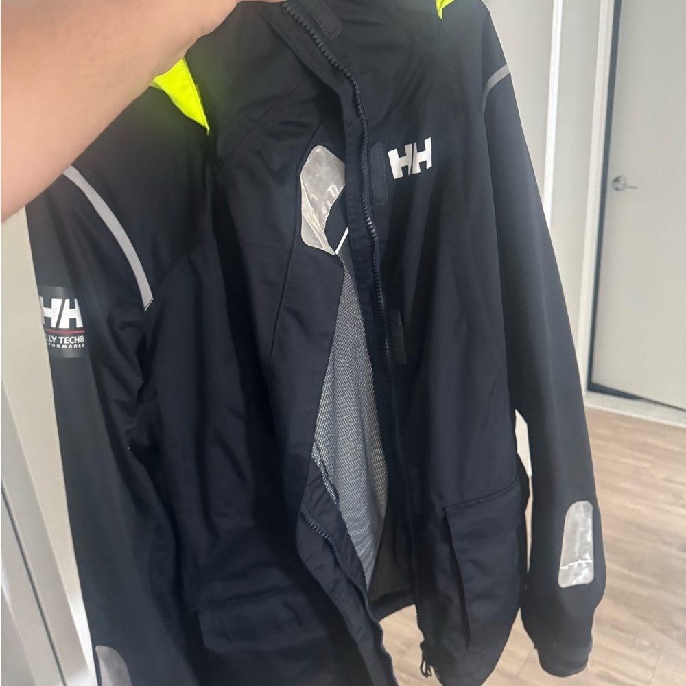 Helly Hansen Neon Yellow and Black Outerwear